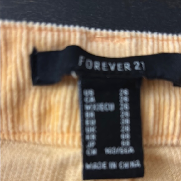 Forever 21 Yellow High Waist Shorts - Picture 3 of 3